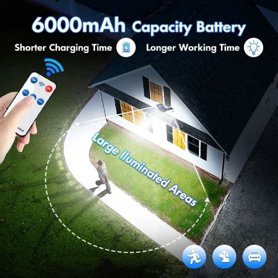 800 LED Bright Outdoor Solar Street Lamp Motion Sensor Waterproof Solar Power Lights