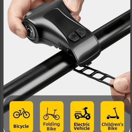 High-intensity Road and Mountain bike lights, night riding lights, super loud bell