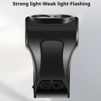 High-intensity Road and Mountain bike lights, night riding lights, super loud bell