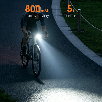 High-intensity Road and Mountain bike lights, night riding lights, super loud bell