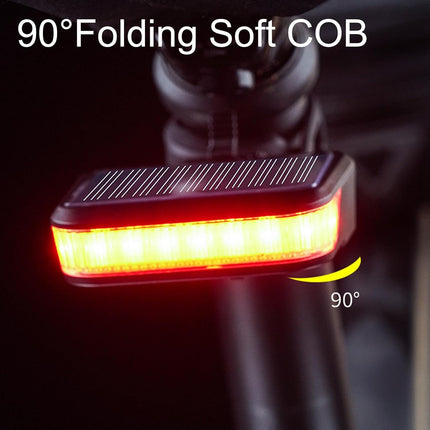 Solar Bike Light – Solar Powered Bike Light Set, Front or Rear LED Lights | Rechargeable