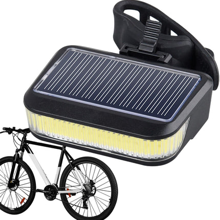 Solar Bike Light – Solar Powered Bike Light Set, Front or Rear LED Lights | Rechargeable
