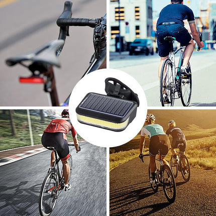 Solar Bike Light – Solar Powered Bike Light Set, Front or Rear LED Lights | Rechargeable