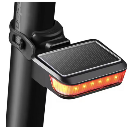 Solar Bike Light – Solar Powered Bike Light Set, Front or Rear LED Lights | Rechargeable