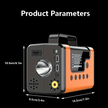 59200mWh Car Jump Starters with Air Compressor, Portable Car Battery Booster, Clean Vacuum Cleaner, 12V Lithium Ion Battery Charger, 150PSI Tire Inflator
