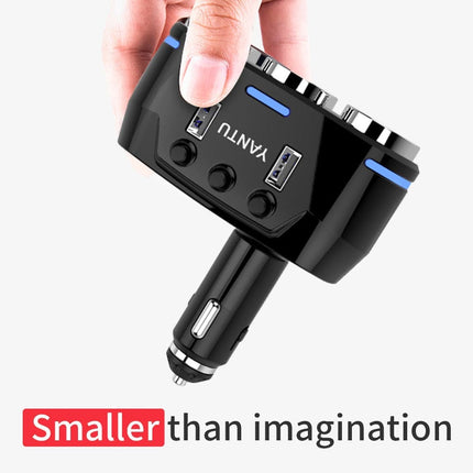 Quick Charge Car Charger High Quality Dual USB Car Cigarette Lighter Socket Splitter Adapter