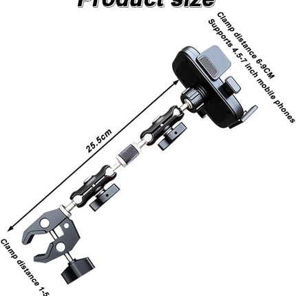Truck Phone Mount for Workhorse, Pillar Grab Handle Phone Mount for Truck, Universal Clip Phone Holders for Truck, Pickup, SUV, Van