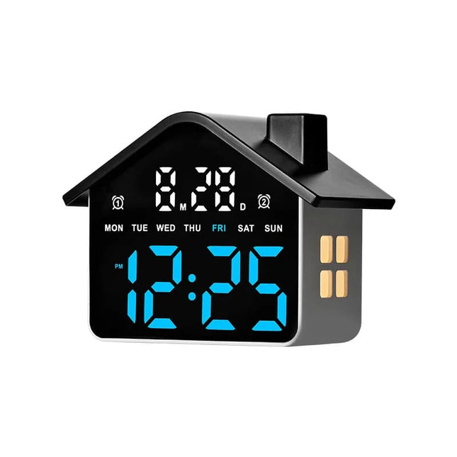 Digital Alarm Clock for Bedroom Electric Desk Clock with Large Number Day of Week Date Loud Alarm LED Digital Clocks Desk